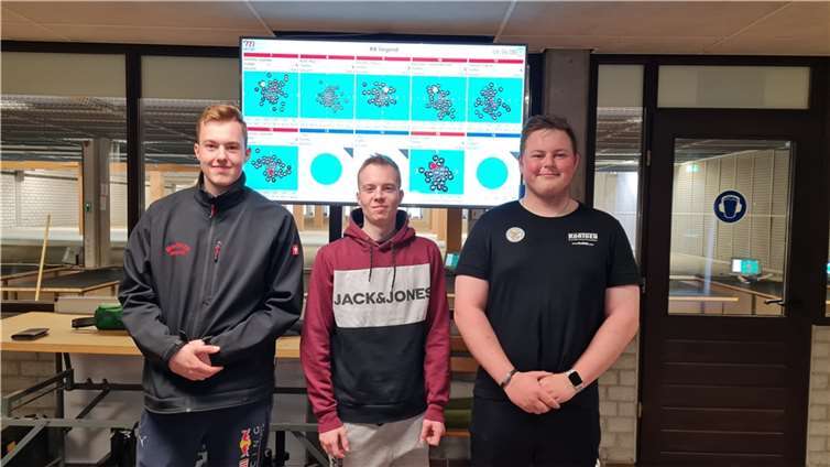 Tobias Stenzel im BSC - Team mit Fabian Stenzel und Leander Schmitz. Fotos: Claudia Metz-Schmitt