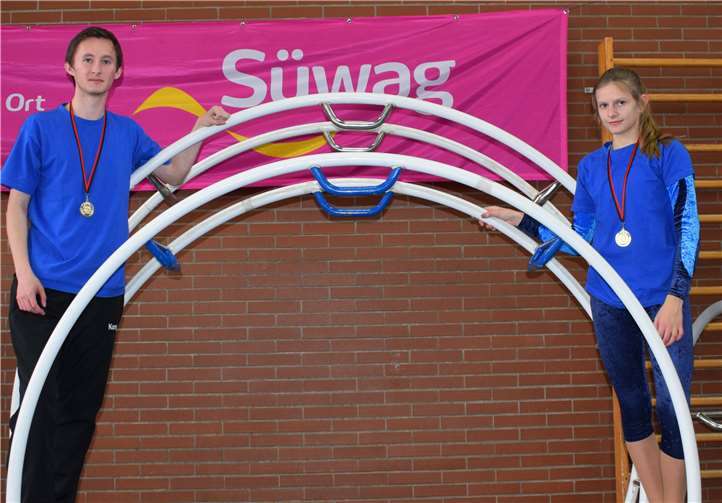 Tobias und Sarah Seiler durften sich über Platz eins freuen.Fotos: privat