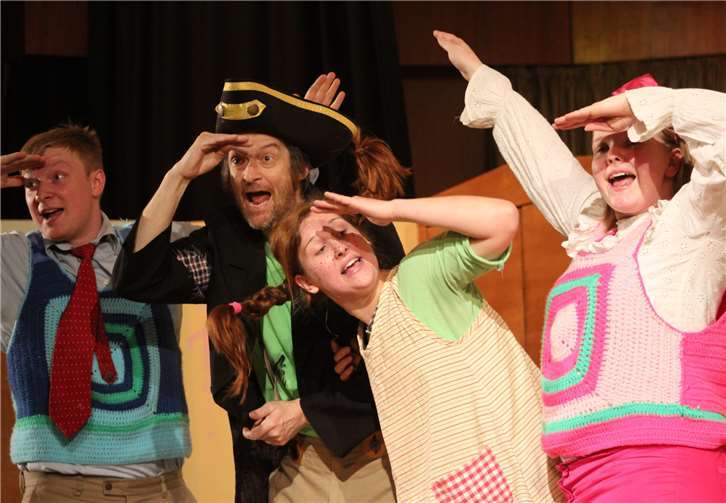 Tolle Geburtstagsfeier mit Tommy, Annika, Pippi und Efraim.Foto: DU