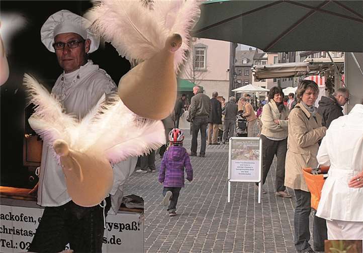 Tolle Geschenke finden oder sich einfach inspirieren lassen können die Gäste des Weihnachts-Wochenmarktes.privat