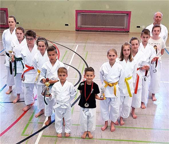 Tolle Leistungen boten die Kämpfer des Sportvereins Shotokan Karate Montabaur.privat
