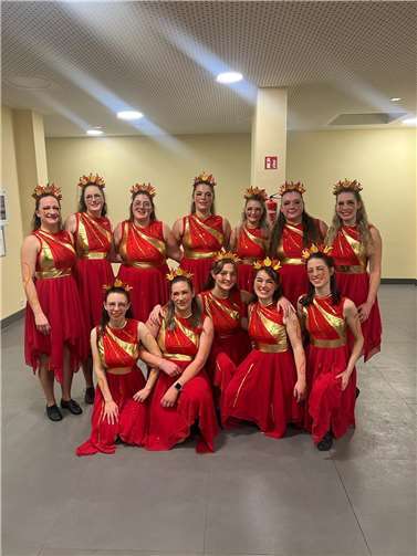 Tolle Showtänze wurden von den Aktiven geboten.