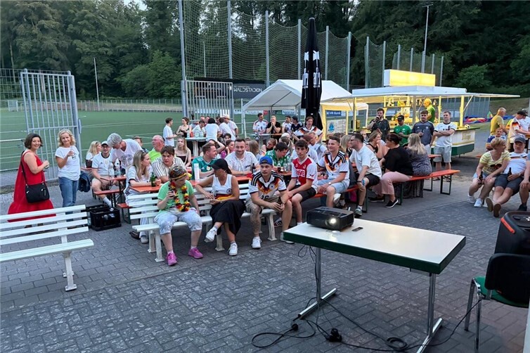 Tolle Stimmung beim Public Viewing