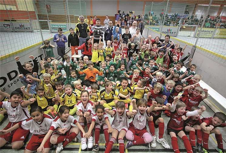 Tolle Stimmung herrschte an allen Tagen in der Halle. privat