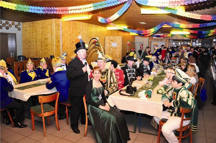 Tolle Stimmung herrschte beim Prinzenempfang. RÜ