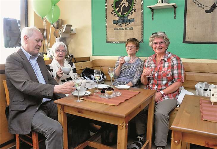 Tolles Ambiente auch im Innern der Rösterei: „Hier fühlen wir uns wohl.“ BS