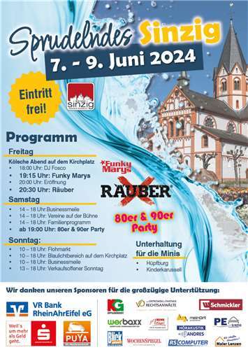 Tolles Proramm in der Sinziger Innenstadt