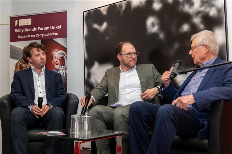 Tom Hillebrand, Scott Krause und Karsten Brenner auf dem Podium