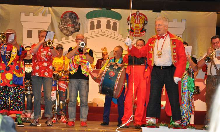 Tommy Pieper 2012 in seinem Element als Stardirigent.Foto: -AB-