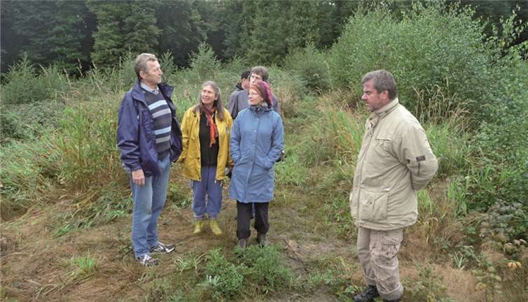 Toni Dickers bei der Führung im Goloring.  Privat