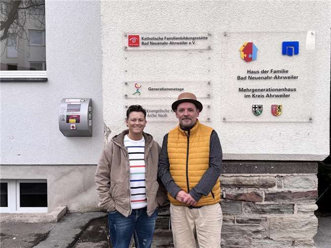 Toni Velten und Michael Steins-Wißmann.  Foto: Tony Velten