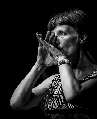 Tonkünstlerin Ute Wassermann. Peter Ganushkin