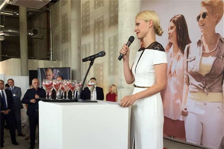 Topmodel Franziska Knuppe ließ sich das Ereignis nicht entgehen und war gerne der Einladung gefolgt.