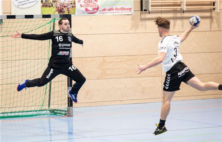 Torhüter Fabian Unkel zeigte eine starke Leistung im Heimspiel gegen die HSG Hunsrück.Foto: Dietmar Walter