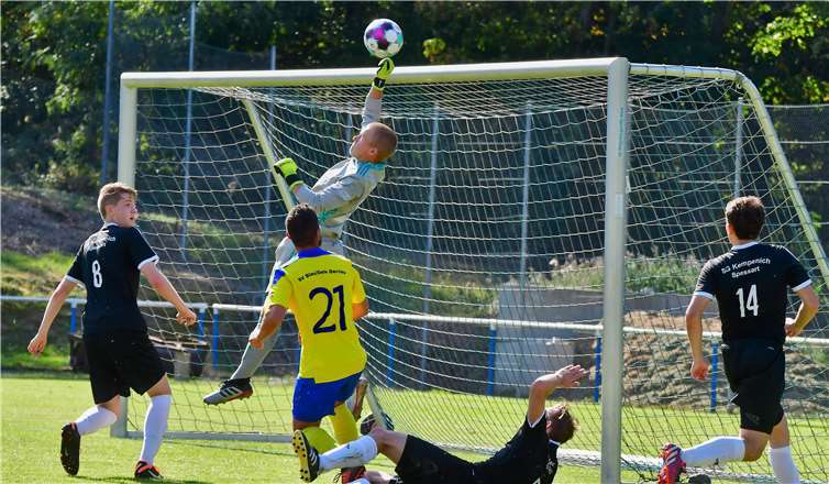 Torhüter Felix Witthaus glänzte mit tollen Paraden.Foto: SV Dernau