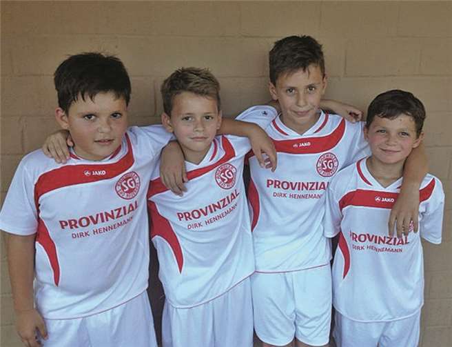 Torschützen unter sich. privat