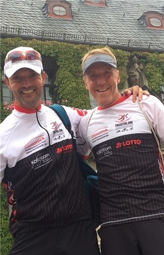 Torsten Drommel und Holger Nickolaus glücklich im Ziel. Privat