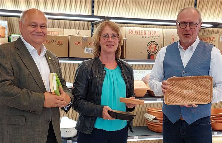Torsten Klein bei seinem Besuch vor Ort. Foto: Grünen KV Westerwald