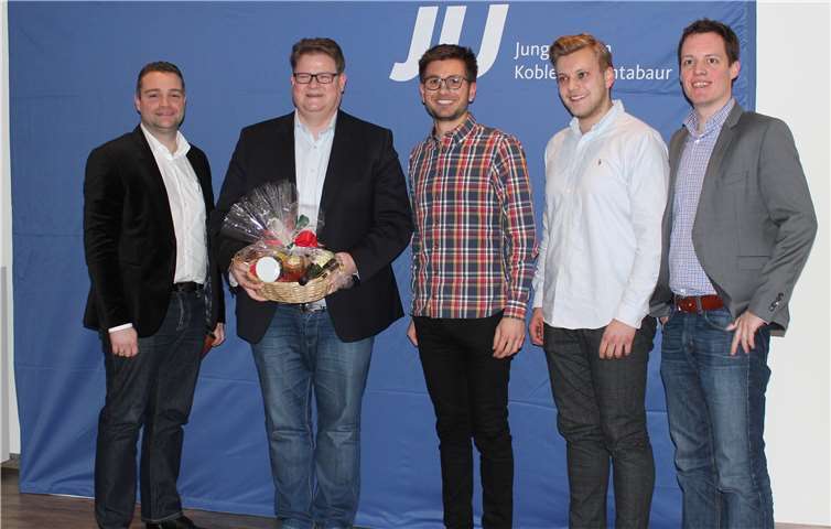 Torsten Welling, Ralf Seekatz, Jens Münster, Justus Brühl und Simon Solbach freuten sich über eine erfolgreiche Tagung.JU KoMo