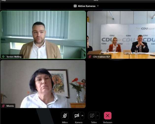 Torsten Welling stellte einen Antrag in der Pressekonferenz vor. Foto: privat