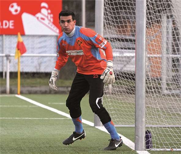 Torwart Maurice Paul konnte im Probetraining überzeugen. privat