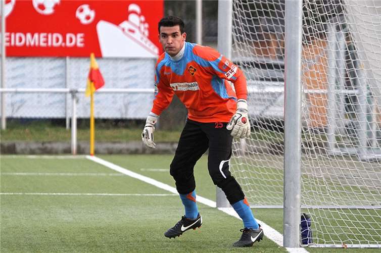 Torwart Maurice Paul. privat