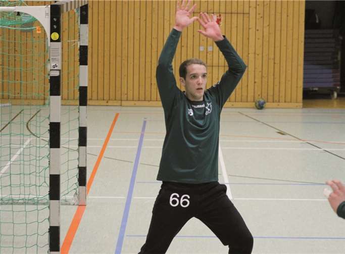 Torwart Niklas Funke glänzte mit einer starken Leistung. privat