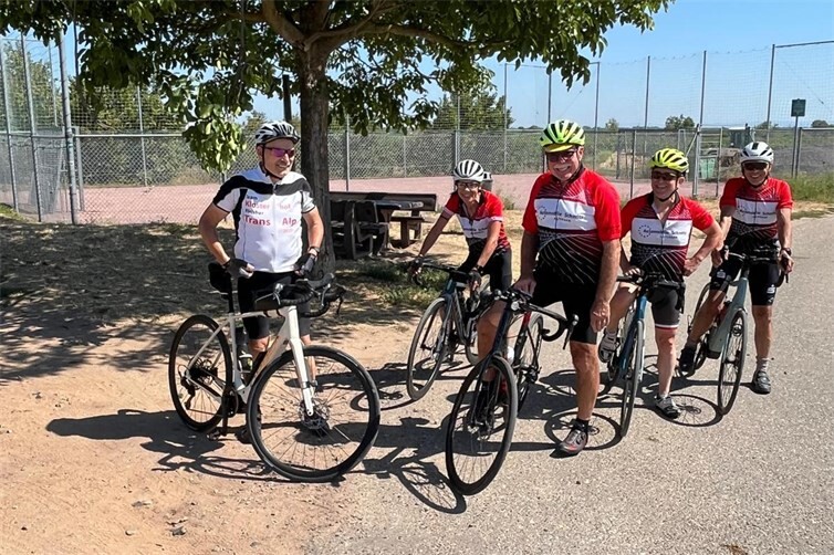 Tour-Start an der Deutschen Weinstraße
