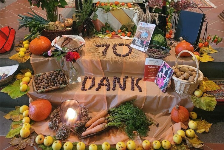 Tradition und Dankbarkeit: Ein Erntedankaltar zum Verweilen. Foto: privat