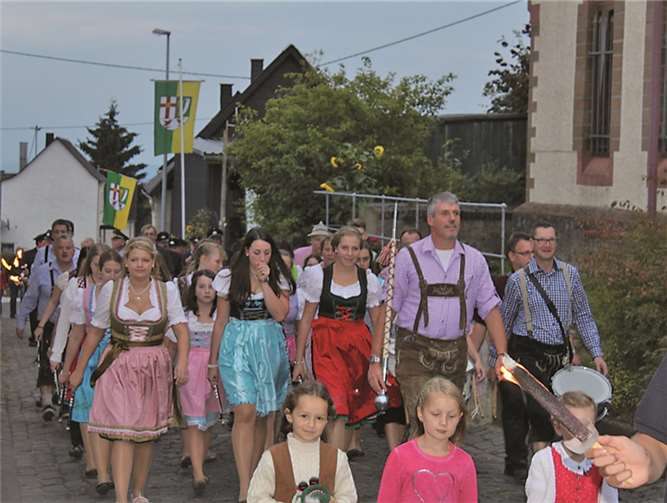 Traditioneller Umzug.