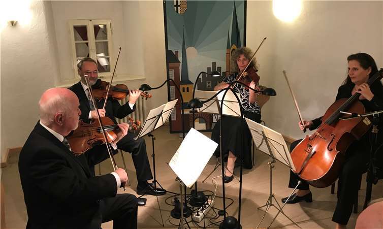 Traditionsgemäß beendete das Schöbel-Quartett das Jahr.privat