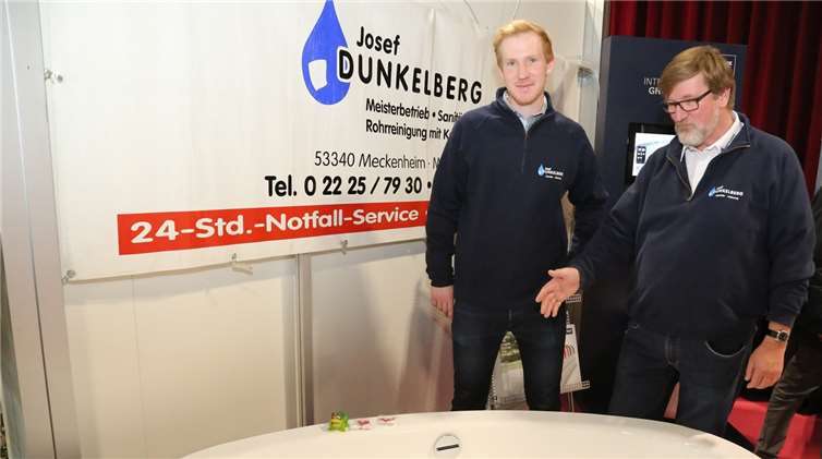 Träume fürs Bad gab es bei Josef und Adrian Dunkelberg zu sehen.