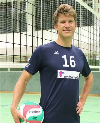 Trainer Johannes Delinsky in Vorfreude auf Saison 2020/21.Quelle: Westerwald Volleys