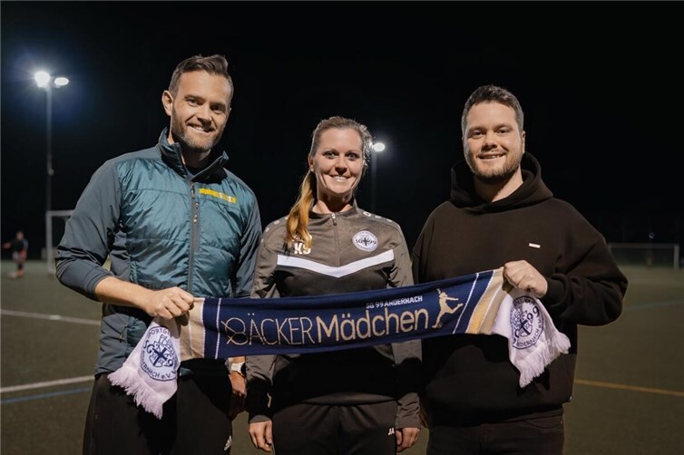 Trainerteam SG 99 Andernach II (v. l.): Richard Denkhaus, Katharina Sternitzke, Lars Scherbarth). Foto: Tobias Jenatschek / SG 99 Andernach