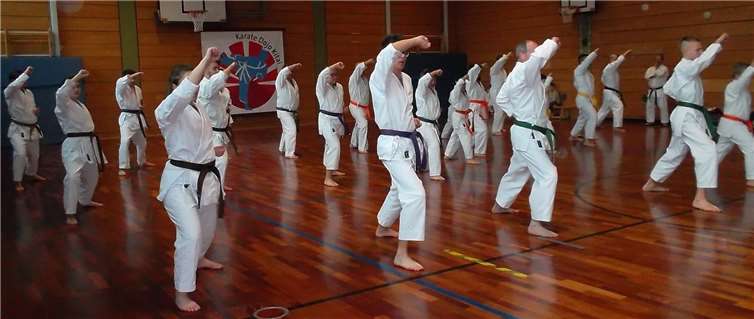 Training beim Weihnachtslehrgang in Dieblich.Foto: privat