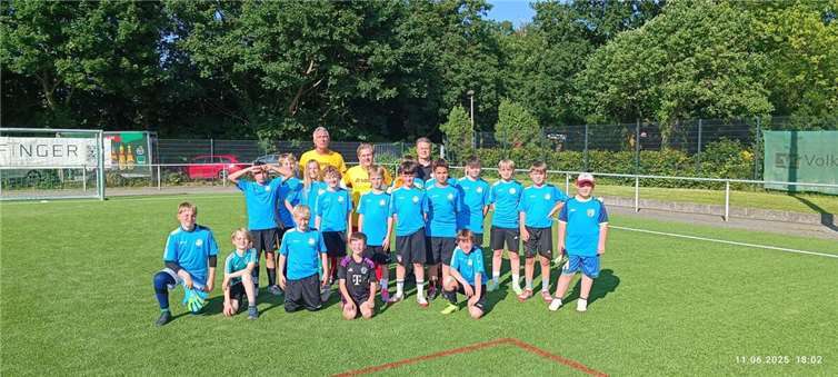 Training der D-Jugend mit Darius Wosz in Mendig.  Foto: privat