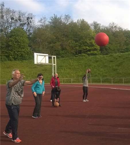 Training für das Sportabzeichen in 2019. Foto: privat