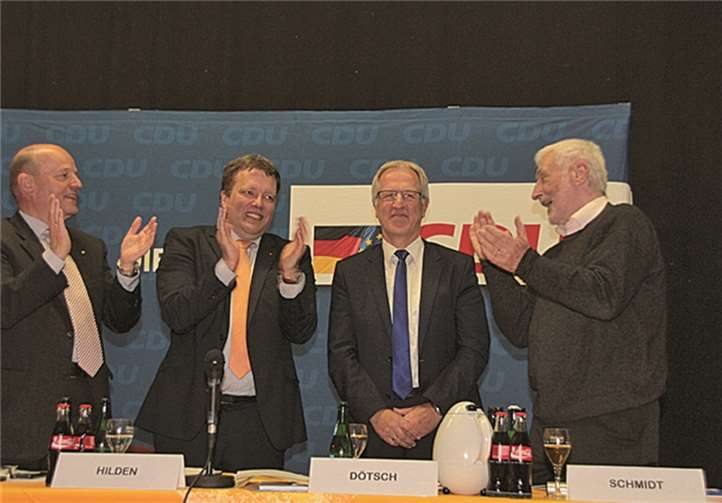 Traumergebnis für Dötsch – 99 Prozent stimmten für ihn - er erhielt 100 Stimmen von 101 Delegierten.