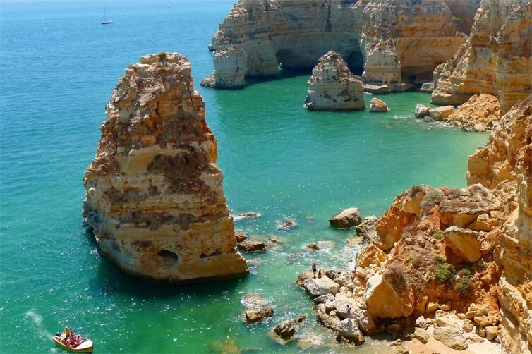 Traumhafte Küste der Algarve