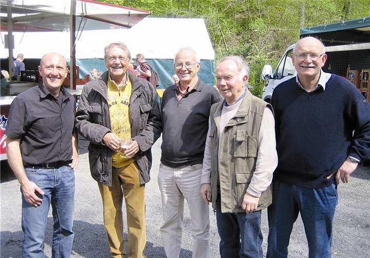 Treffen ehemaliger Aktiver mit dem Vorsitzenden und seinem Vize