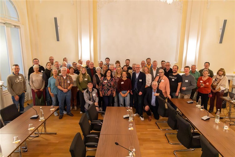 Treffen im Rathaus.  Foto: Stadtverwaltung / Lukas Holling