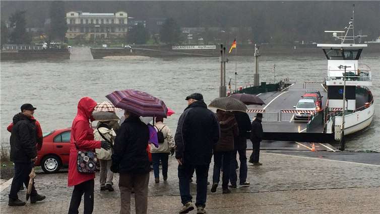 Treffen um 12 an der „Honnefer Fähre“. Foto: OGVRBMaus