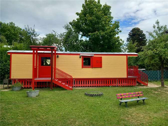 Treffpunkt ist am Bauwagen, den die Stadt Remagen als Bauträger zur Verfügung gestellt hat.  Foto:privat