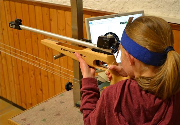 Treffsicher am Schießstand waren auch die jüngeren Schützen.