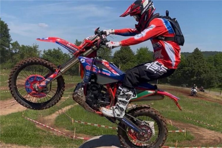 Tristan Cornely bei der IGE in Wolfshausen