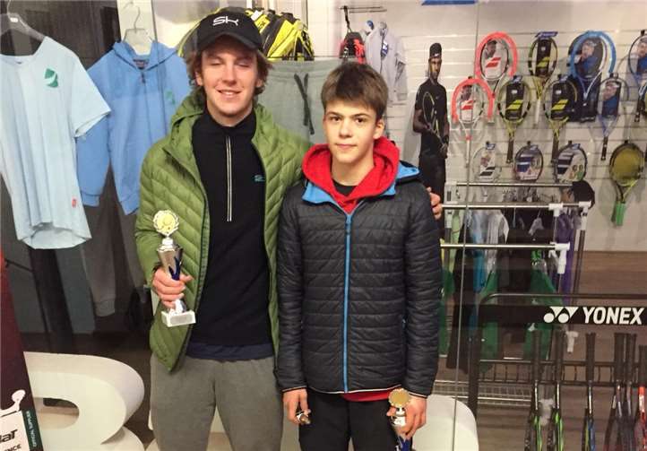 Tristan Reiff ist stolz auf seine Leistung beim Ranglistenturnier. privat