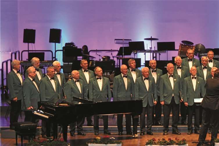 Tritt am 23. April in der Rhein-Mosel-Halle auf - der Polizeichor Koblenz. privat