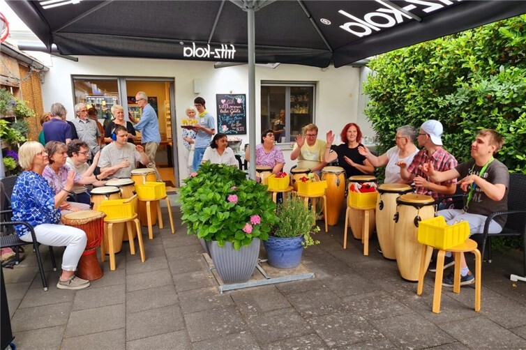 Trommelgruppe Bühnenstürmer des Haus Hohenhonnef