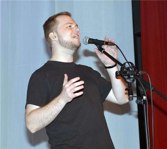 Trompeter und Sänger Jonas Ginap.