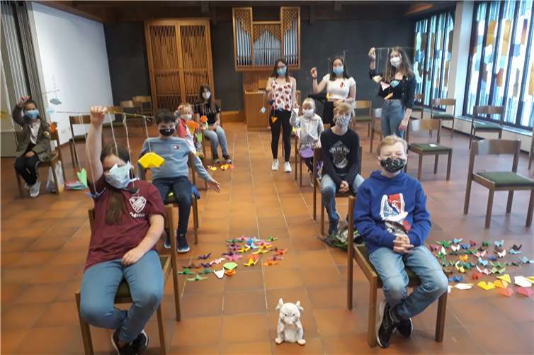 Trotz Corona viel Freude hatten die teilnehmenden Kinder an den Bibeltagen in Plaidt. Foto: privat